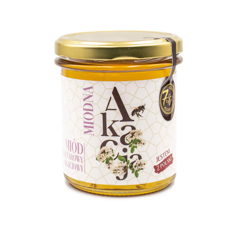 MIODNA AKACJA polski miód akacjowy 400g
