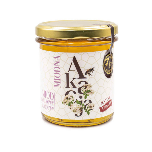 MIODNA AKACJA  polski miód akacjowy 400g