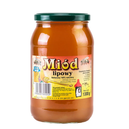 Polski miód lipowy 1300g